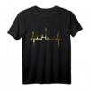 München Skyline Herzschlag Ich Liebe München T-Shirt – Perfektes Souvenir für München-Liebhaber, Touristen & Fans