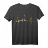 München Skyline Herzschlag Ich Liebe München T-Shirt – Perfektes Souvenir für München-Liebhaber, Touristen & Fans