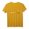 München Skyline Herzschlag Ich Liebe München T-Shirt – Perfektes Souvenir für München-Liebhaber, Touristen & Fans
