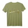 München Skyline Herzschlag Ich Liebe München T-Shirt – Perfektes Souvenir für München-Liebhaber, Touristen & Fans