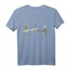München Skyline Herzschlag Ich Liebe München T-Shirt – Perfektes Souvenir für München-Liebhaber, Touristen & Fans