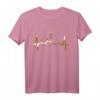 München Skyline Herzschlag Ich Liebe München T-Shirt – Perfektes Souvenir für München-Liebhaber, Touristen & Fans