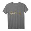 München Skyline Herzschlag Ich Liebe München T-Shirt – Perfektes Souvenir für München-Liebhaber, Touristen & Fans