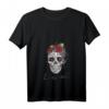 Damen Lausmadl T-Shirt mit V-Ausschnitt - Witziges Totenkopf-Design für Damen & Mädchen