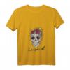 Damen Lausmadl T-Shirt mit V-Ausschnitt - Witziges Totenkopf-Design für Damen & Mädchen