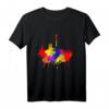 München Skyline Bunte Farben Malerei Kunst - Ich Liebe München T-Shirt für Fans, Touristen und Kunstliebhaber