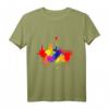 München Skyline Bunte Farben Malerei Kunst - Ich Liebe München T-Shirt für Fans, Touristen und Kunstliebhaber
