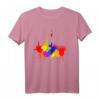 München Skyline Bunte Farben Malerei Kunst - Ich Liebe München T-Shirt für Fans, Touristen und Kunstliebhaber