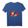München Skyline Bunte Farben Malerei Kunst - Ich Liebe München T-Shirt für Fans, Touristen und Kunstliebhaber