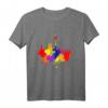 München Skyline Bunte Farben Malerei Kunst - Ich Liebe München T-Shirt für Fans, Touristen und Kunstliebhaber