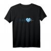 Bayerischer Herzschlag Bayern Fahne EKG T-Shirt - Zeige deine Liebe zum Freistaat Bayern bei Volksfest & Trachten