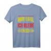 Mir Egal Ich Bleibe Leverkusen Fan Fußball Fanclub T-Shirt – Perfekte Geschenkidee für Fußballfans zu Weihnachten & Geburtstag