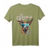 Servus Trachtenshirt Herren & Damen - Bayerische Oktoberfest T-Shirts mit Hirsch & Edelweiß für Volksfest, Wiesn & Trachtenparty
