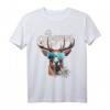 Servus Trachtenshirt Herren & Damen - Bayerische Oktoberfest T-Shirts mit Hirsch & Edelweiß für Volksfest, Wiesn & Trachtenparty