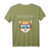 Oberstdorf Bayern Snowboard Ski Katze Wintersport T-Shirt - Lustiges Retro Design für Ski, Snowboard & Rodel Fans für Männer, Frauen & Kinder