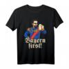 Bayern First - Blauer König Ludwig Bier T-Shirt für Bayern Fans und Bierliebhaber – Perfektes Geschenk für Freunde, Familie & Vatertag