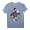 Bayern First - Blauer König Ludwig Bier T-Shirt für Bayern Fans und Bierliebhaber – Perfektes Geschenk für Freunde, Familie & Vatertag
