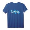 Servus T-Shirt | Bayern bayrisch blau weiß Lausbua Party – Lustiges Oktoberfest-Shirt für Bayern-Liebhaber, München Fans & Dialekt-Fans