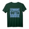 Straight Outta Bavaria - Bayerisches Bayern T-Shirt für Heimatliebhaber & Volksfestbesucher
