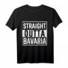 Straight Outta Bavaria Bayern T-Shirt – Perfekt für Oktoberfest, Heimatliebe & als Geschenk für Bayern-Fans