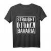 Straight Outta Bavaria Bayern T-Shirt – Perfekt für Oktoberfest, Heimatliebe & als Geschenk für Bayern-Fans