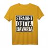 Straight Outta Bavaria Bayern T-Shirt – Perfekt für Oktoberfest, Heimatliebe & als Geschenk für Bayern-Fans