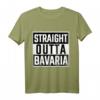 Straight Outta Bavaria Bayern T-Shirt – Perfekt für Oktoberfest, Heimatliebe & als Geschenk für Bayern-Fans