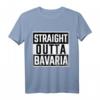 Straight Outta Bavaria Bayern T-Shirt – Perfekt für Oktoberfest, Heimatliebe & als Geschenk für Bayern-Fans