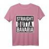 Straight Outta Bavaria Bayern T-Shirt – Perfekt für Oktoberfest, Heimatliebe & als Geschenk für Bayern-Fans