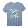 Bayrisch Bavaria T-Shirt mit Wappen - Stolz auf den Freistaat Bayern für Damen und Herren, perfekt für Oktoberfest & Geschenke
