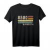 8580 Bayreuth Retro Motiv Alte Postleitzahl Vintage Schild T-Shirt – Heimatliebe & Nostalgie Geschenk für Bayreuther