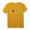 Deutschland und Rumänien Flaggen Fahnen T-Shirt – Stolz auf doppelte Staatsbürgerschaft, Urlaub & Integration