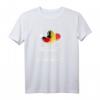 Deutschland und Belgien doppelte Staatsbürgerschaft T-Shirt - Lustiges Geschenk für Freunde, Urlaub und Multikulturelle Stolz