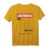 Lustiges Gästebuch T-Shirt zum 30. Geburtstag - Party Outfit für Damen und Herren mit Gästeliste-Design