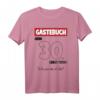 Lustiges Gästebuch T-Shirt zum 30. Geburtstag - Party Outfit für Damen und Herren mit Gästeliste-Design