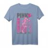 Pink Panther Lined Portrait T-Shirt - Offiziell Lizenzierte Cartoon Bekleidung für Fans und Sammler