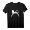HapPanda Snoopy Rainbow T-Shirt - Offiziell lizenziertes Cartoon-Geschenk für Fans und Feiernde