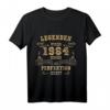 59. Geburtstag Mann Frau Legenden 1964 Geboren T-Shirt - Personalisiertes Geschenk für Damen und Herren zum Jubiläum