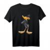 HapPanda Daffy Duck Airbrushed T-Shirt – Offiziell lizenzierte WB Cartoon Mode für Nostalgische Fans