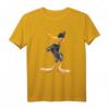 HapPanda Daffy Duck Airbrushed T-Shirt – Offiziell lizenzierte WB Cartoon Mode für Nostalgische Fans