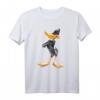HapPanda Daffy Duck Airbrushed T-Shirt – Offiziell lizenzierte WB Cartoon Mode für Nostalgische Fans