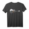 Gitarre Natur See Schatten Bekleidung - Vintage Gitarrist Geschenk T-Shirt für Konzerte, Festivals & Geburtstage