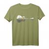 Gitarre Natur See Schatten Bekleidung - Vintage Gitarrist Geschenk T-Shirt für Konzerte, Festivals & Geburtstage