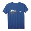 Gitarre Natur See Schatten Bekleidung - Vintage Gitarrist Geschenk T-Shirt für Konzerte, Festivals & Geburtstage