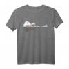 Gitarre Natur See Schatten Bekleidung - Vintage Gitarrist Geschenk T-Shirt für Konzerte, Festivals & Geburtstage