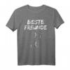 Beste Freunde Partnerlook T-Shirt - Freundschaft Geschenk für unzertrennliche Buddies