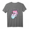 Offizielles Rolling Stones Gradient Zunge T-Shirt - Lizenziertes Merchandise für Fans und Sammler