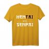 Hentai with Senpai lustig Anime Meme Spruch T-Shirt – Perfektes Otaku Geschenk für Anime- und Hentai-Fans