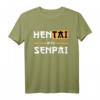 Hentai with Senpai lustig Anime Meme Spruch T-Shirt – Perfektes Otaku Geschenk für Anime- und Hentai-Fans