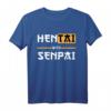 Hentai with Senpai lustig Anime Meme Spruch T-Shirt – Perfektes Otaku Geschenk für Anime- und Hentai-Fans